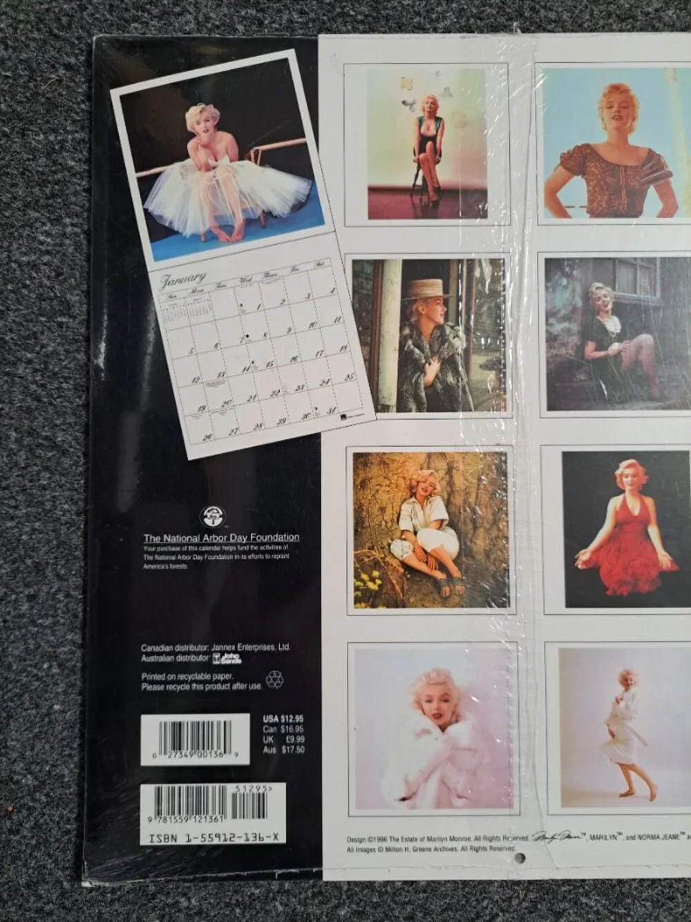 NEW Vintage 1997 Marilyn Monroe Calendar
